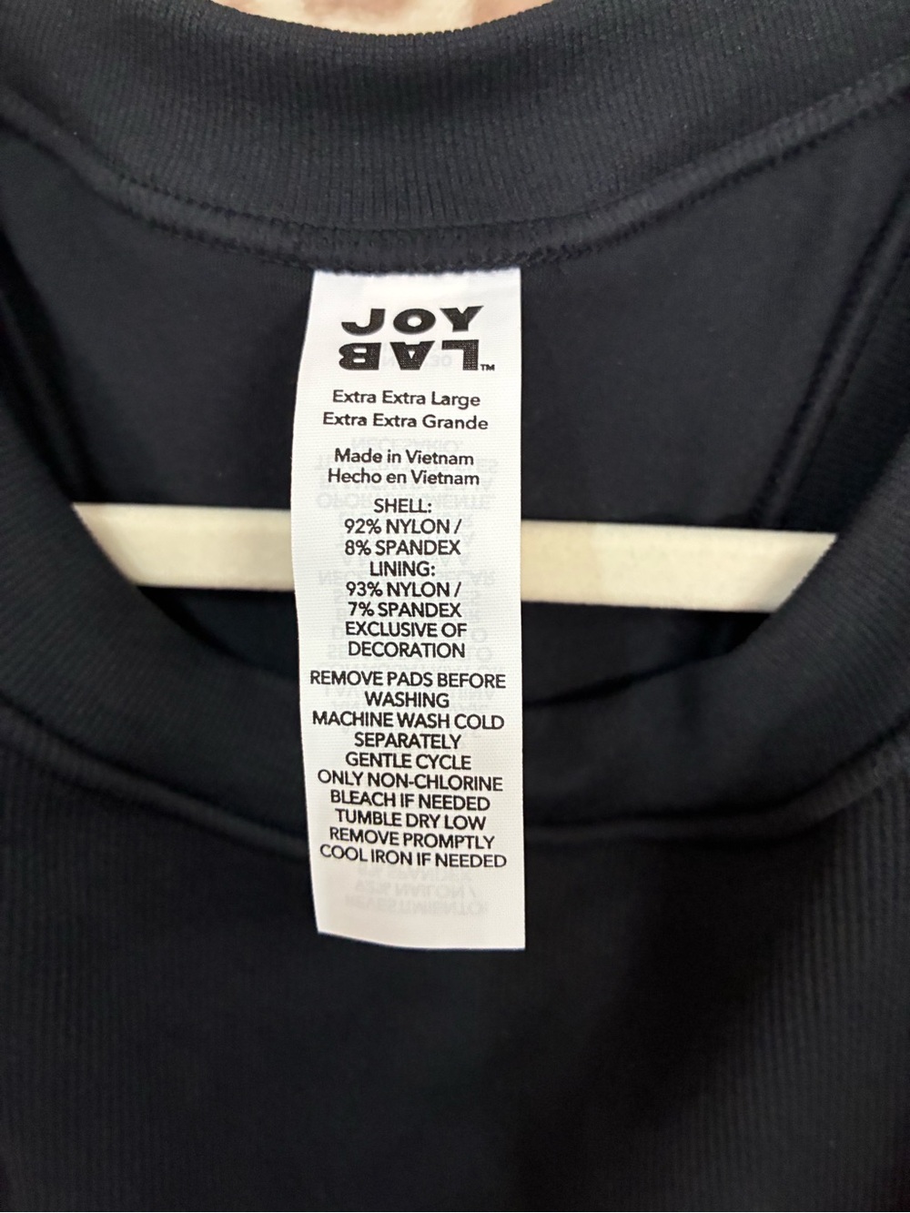 JoyLab Ribbed Cropped Tank Top - Picture 6 of 6
